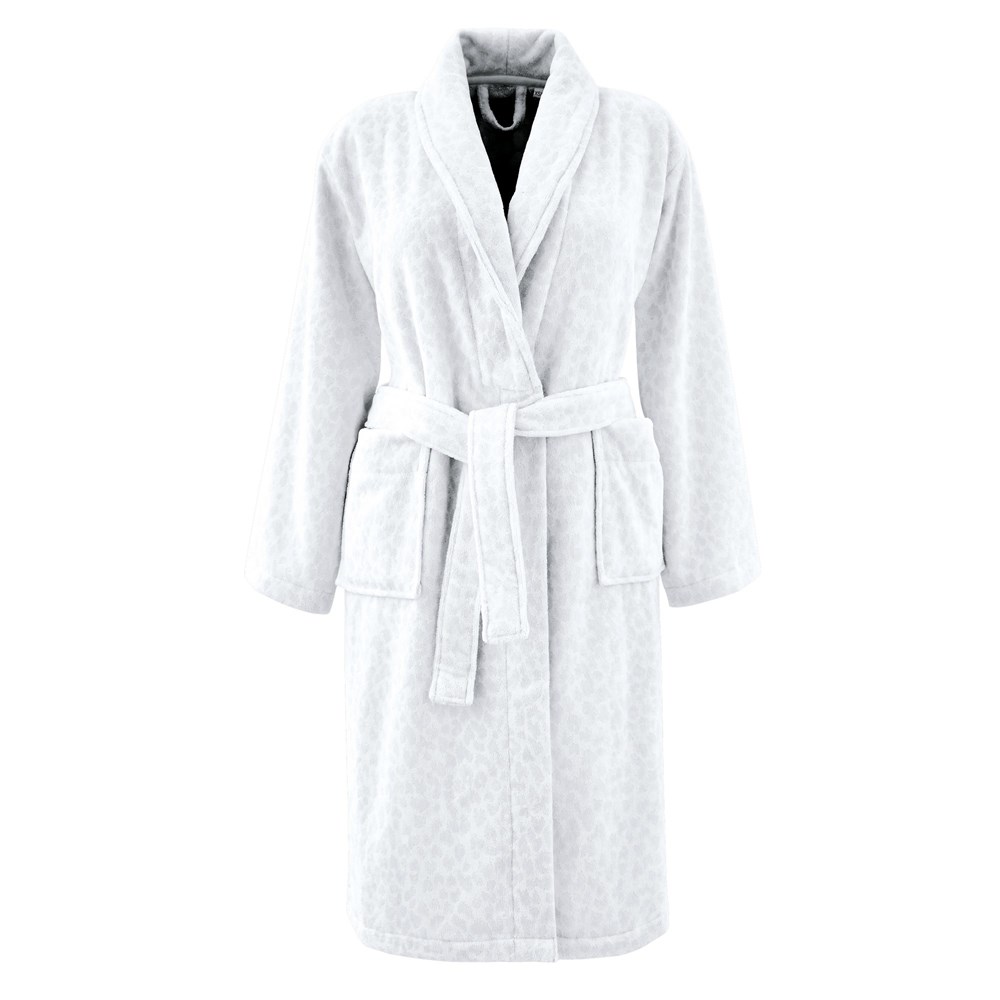 Nalu Koko Robe by Nicole Sherzinger in Silver & White